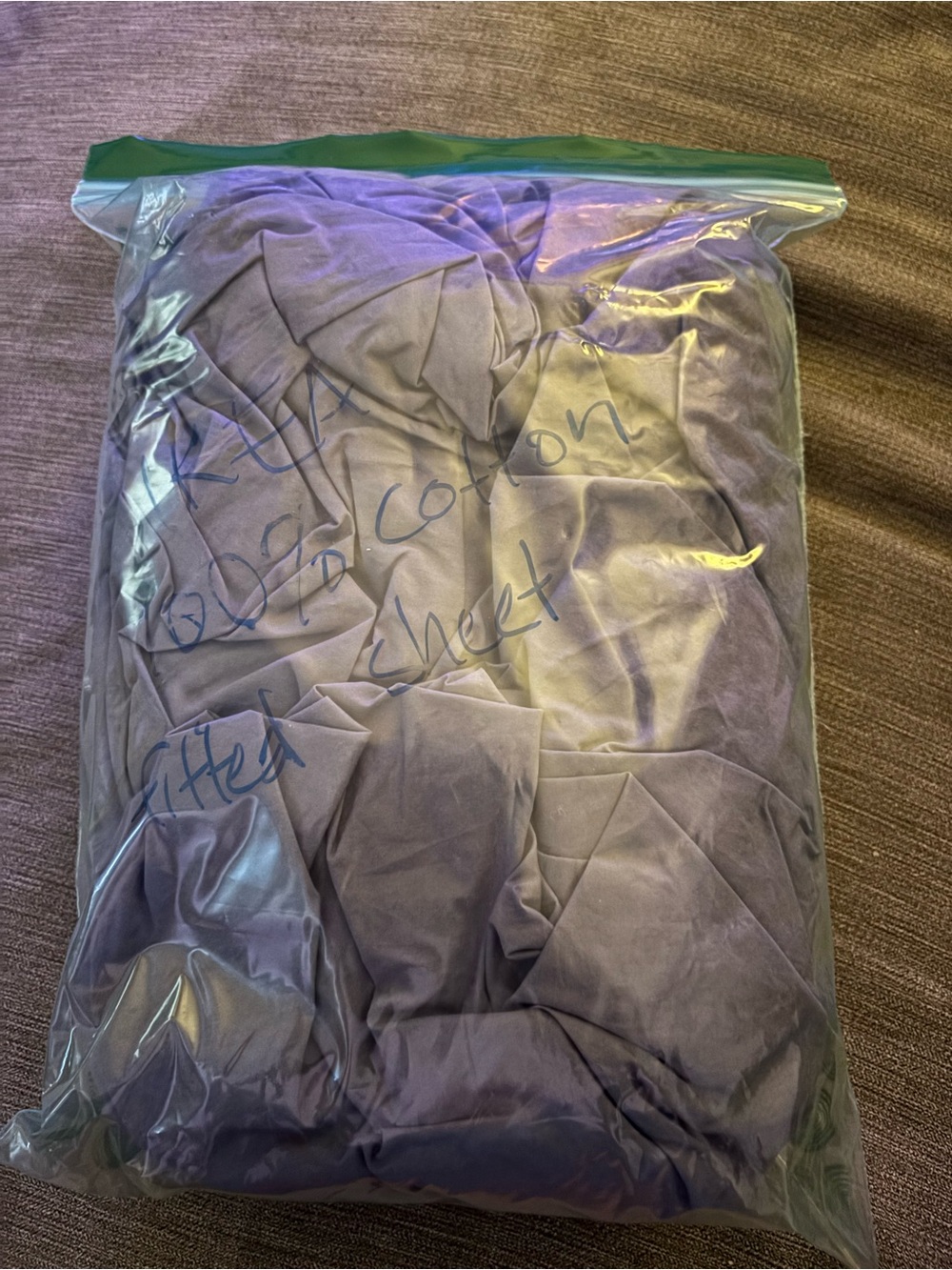 IKEA 100% cotton queen gray Fitted Sheet - Home Bedding